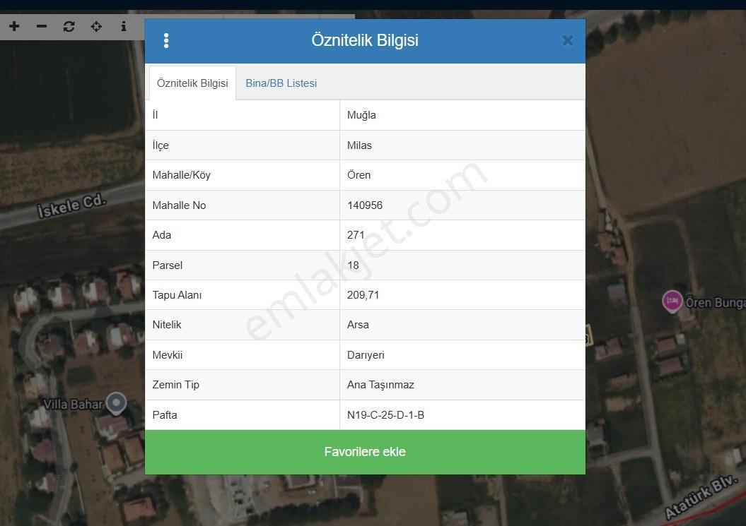 Remax Area'dan Milas Ören'de Denize 118 Metre Satılık Arsa — fotoğraf 11