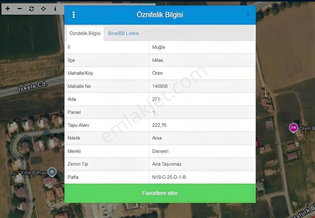 Remax Area'dan Milas Ören'de Denize 118 Metre Satılık Arsa — fotoğraf 12