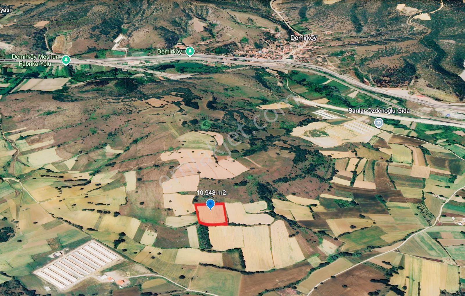 Bilecik Merkez Kurtköy'de 10.948 M2 Tek Tapu Satılık Tarla — fotoğraf 2