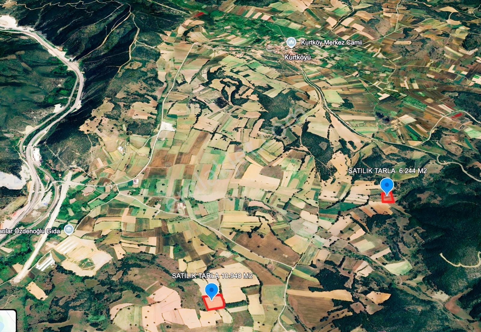 Bilecik Merkez Kurtköy'de 10.948 M2 Tek Tapu Satılık Tarla — fotoğraf 5
