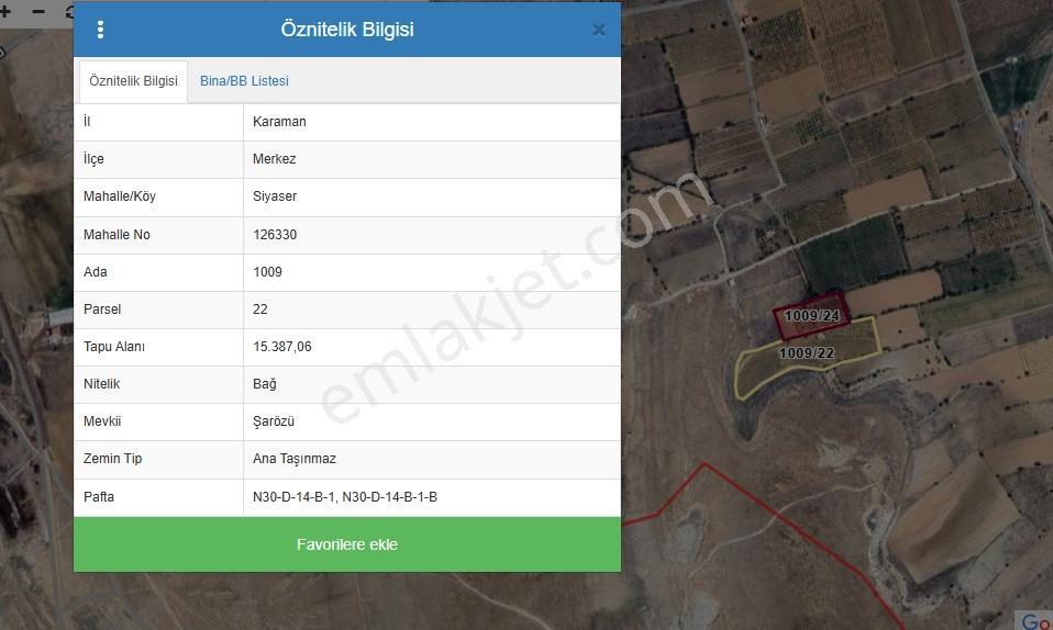 Karaman Siyaser'de 21.796 M² Verimli Elma Bahçesi Fırsatı! — fotoğraf 2