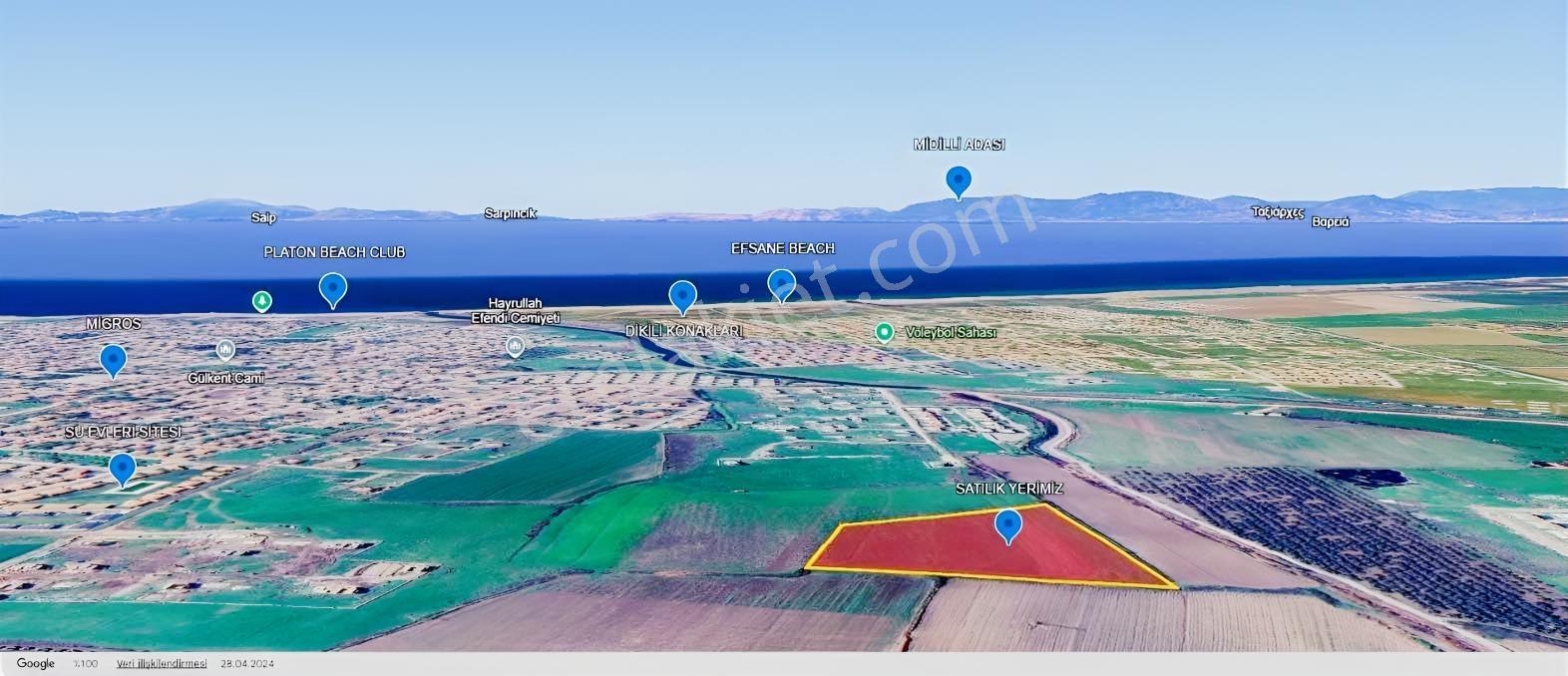 Dikili Salihlerde Satılık 500 M² Tarla Hissesi — fotoğraf 7