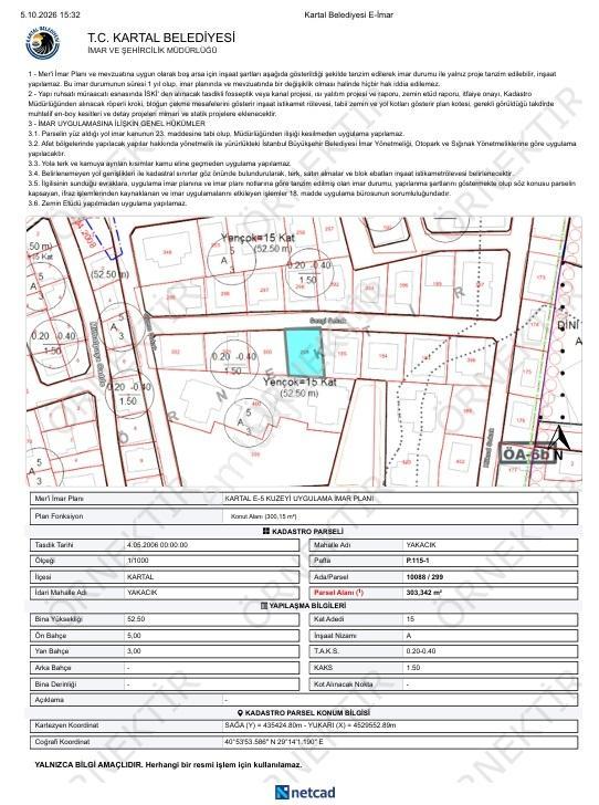 Remax Area'dan Kartal Yakacık'ta Konut İmarlı Arsa — fotoğraf 11