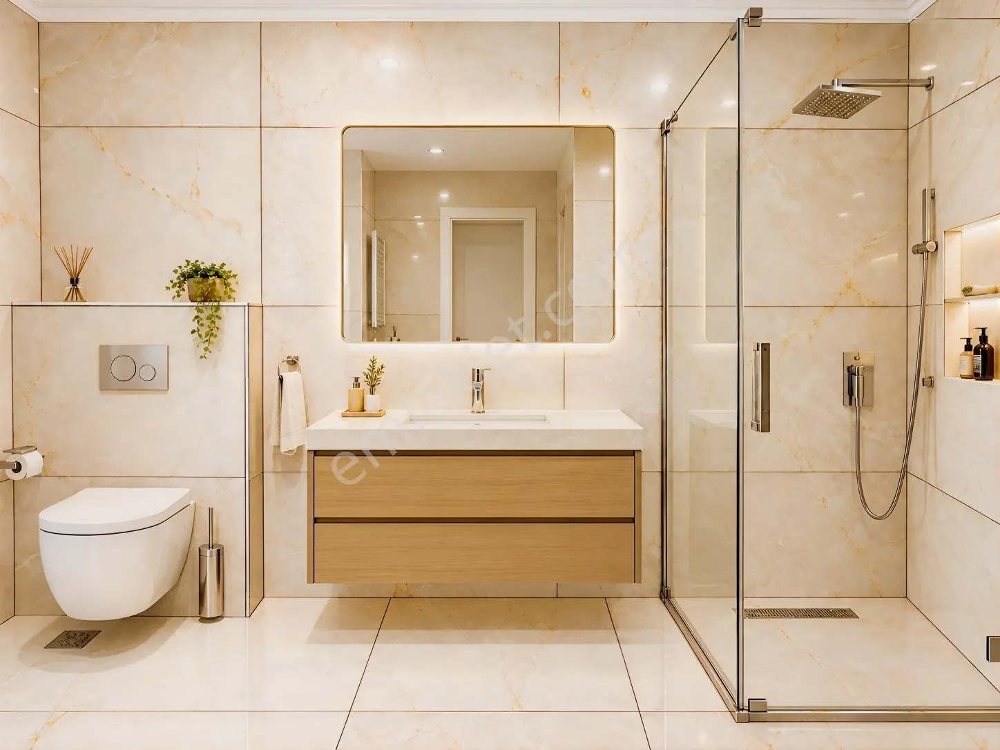 Ataşehir İçerenköyde Sıfır 3+1 | 90 M² Net | Ebv.banyolu — fotoğraf 11