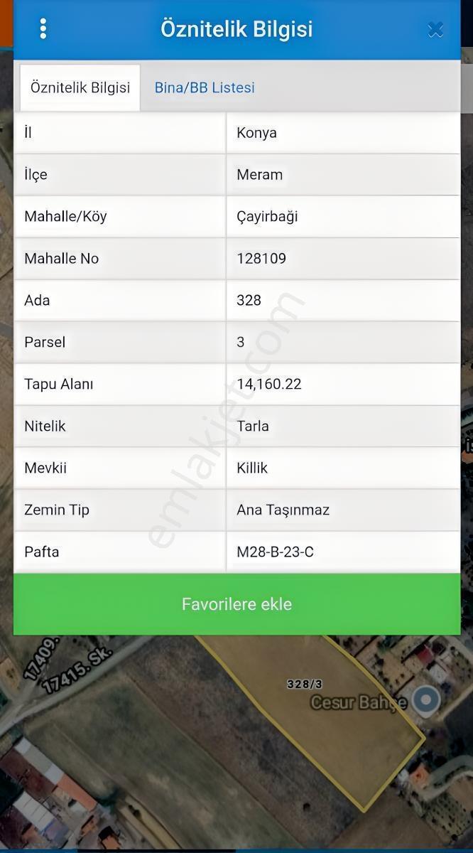 Çayırbağı Kuran Kursu Yanında 2 Kat İmarlı 14160m2 Satılık Arsa — fotoğraf 19