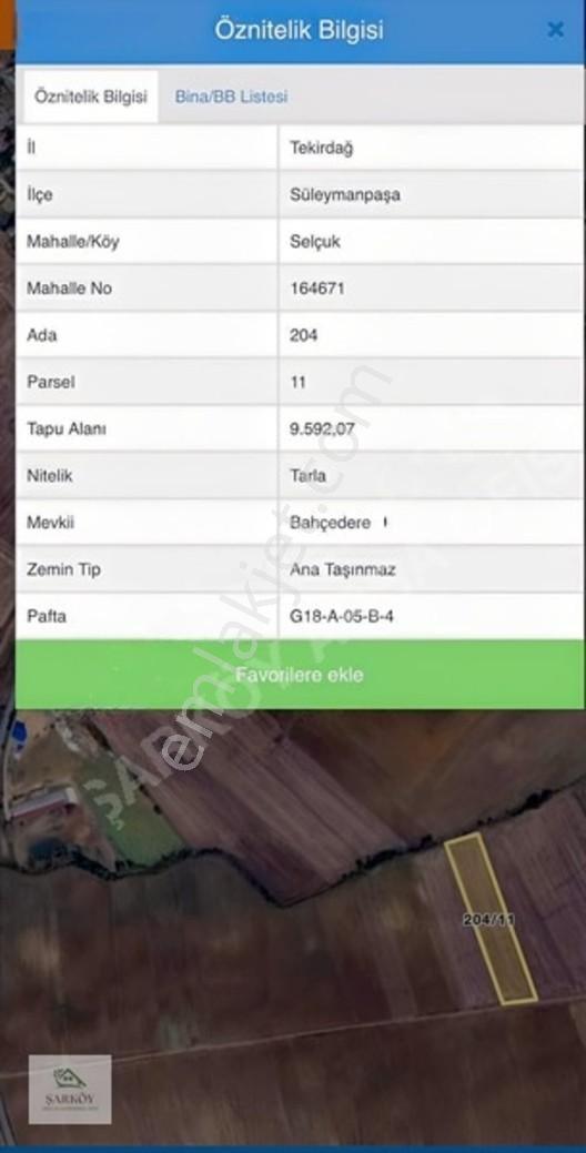 Selçuk Köyü Kenarında Kadastro Yollu 9.592 M² Tarla — fotoğraf 4