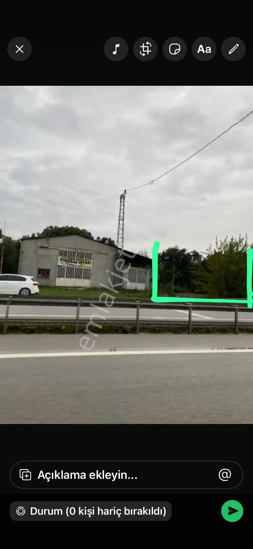 İzmir Yoluna Cephe 1.000 M2 Ticari İmar Arsa