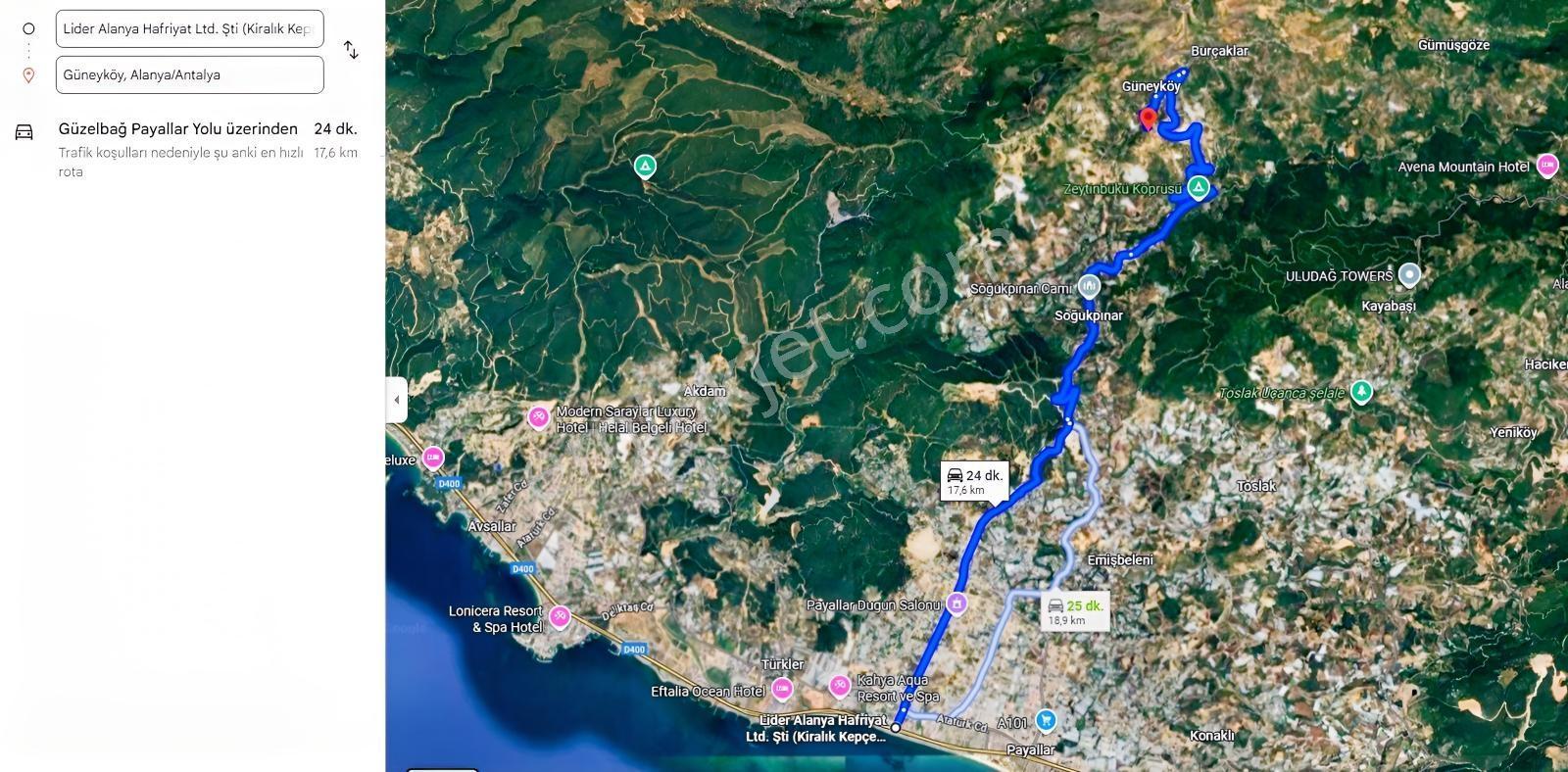 Satılık 3.692 M² Tarla, Alanya-güneyköy — fotoğraf 7