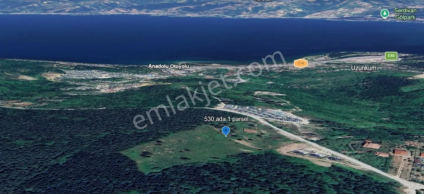 Sapanca'da Göl Manzaralı 23.268,29 M² Satılık Tarla — fotoğraf 5