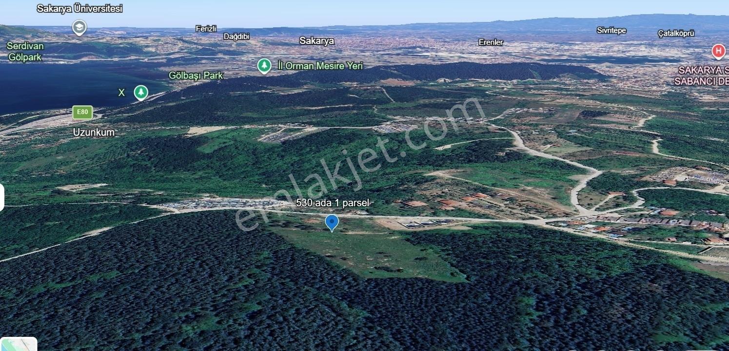 Sapanca'da Göl Manzaralı 23.268,29 M² Satılık Tarla — fotoğraf 6