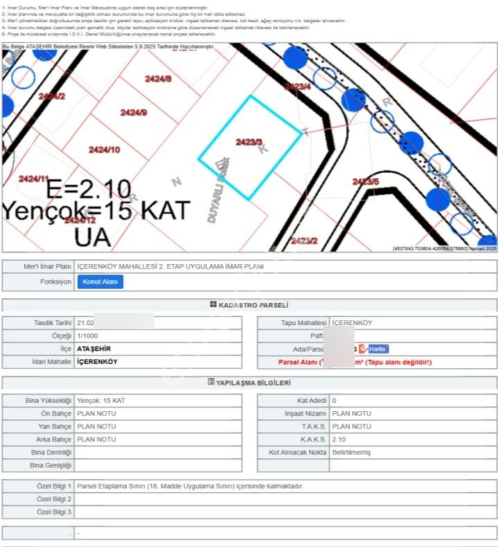 Menderes Yavuz'dan Fırsat İçerenköyde 234 M2 Kaks 2,10 İmarlı — fotoğraf 8