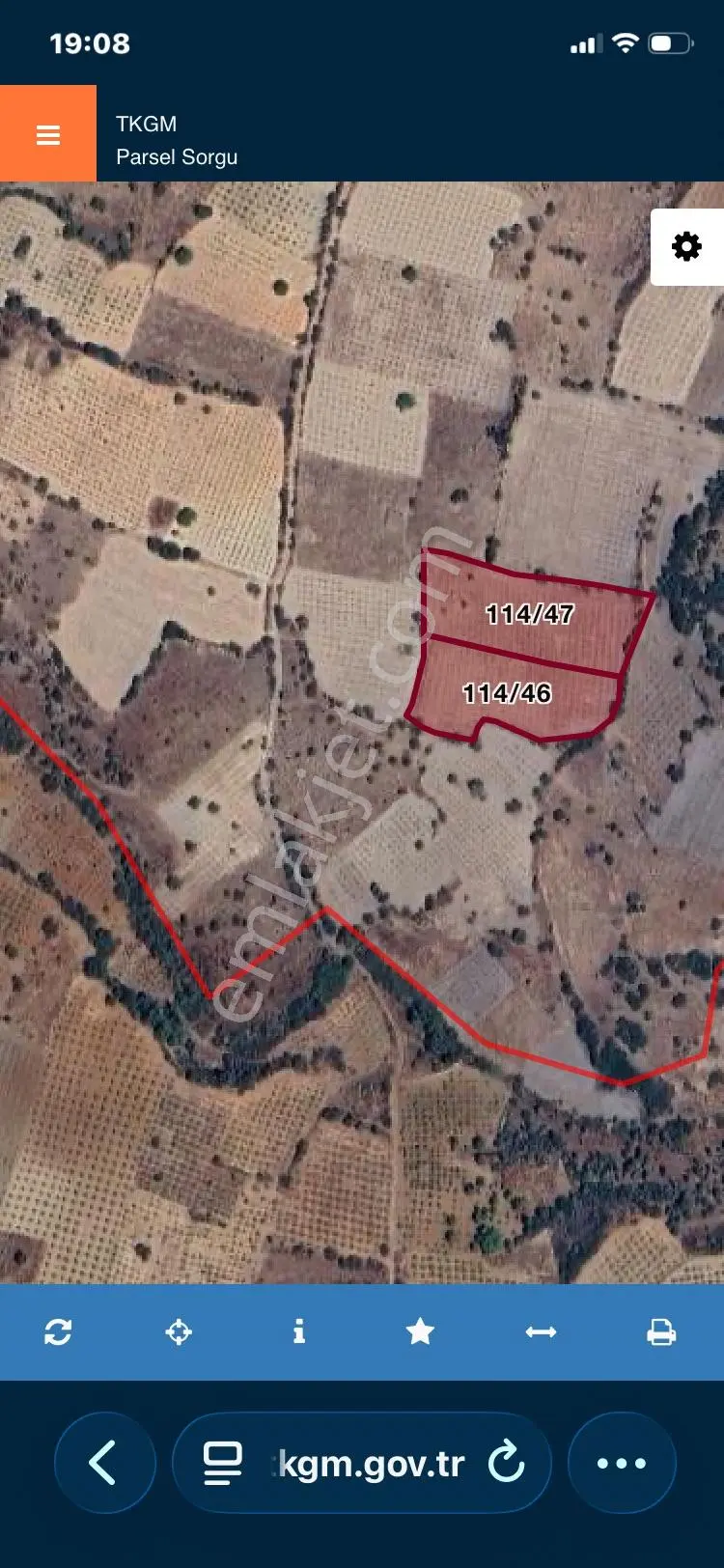 Denizli Çal Bahadınlar Satılık 4.776m2 Müstakil Tapulu Üzüm Bağı Bahçesi — fotoğraf 2