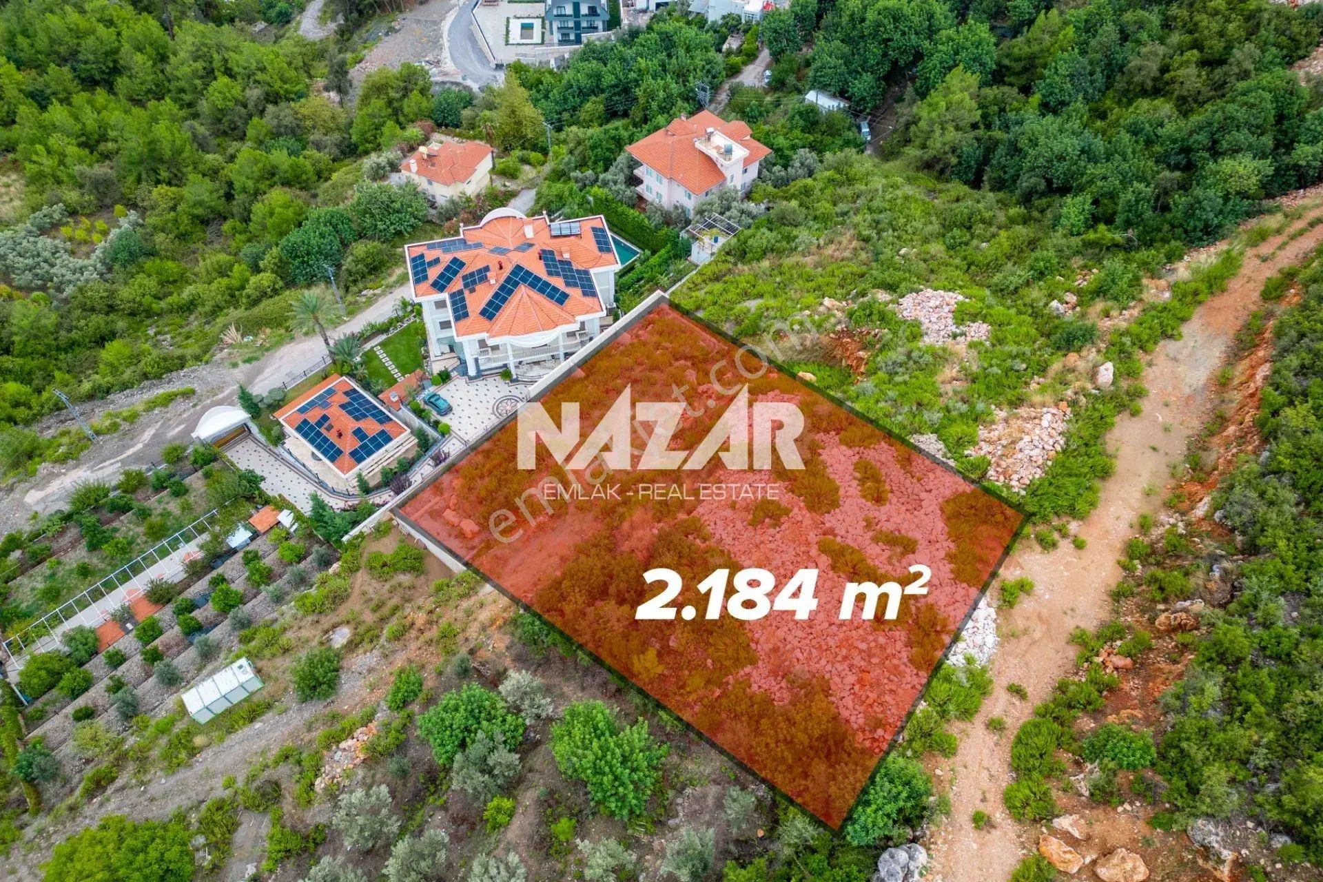 Alanya Tepe’de 2.184 M2 Deniz Manzaralı İmarlı Arsa — fotoğraf 4