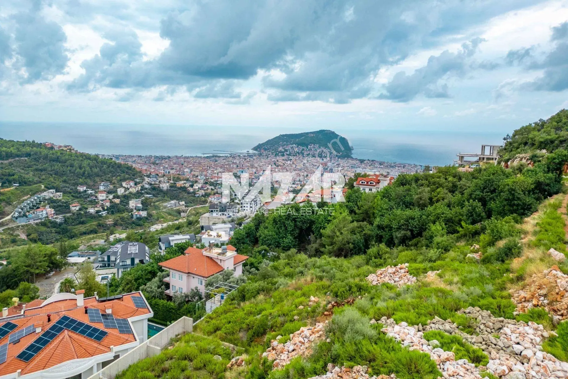 Alanya Tepe’de 2.184 M2 Deniz Manzaralı İmarlı Arsa — fotoğraf 8