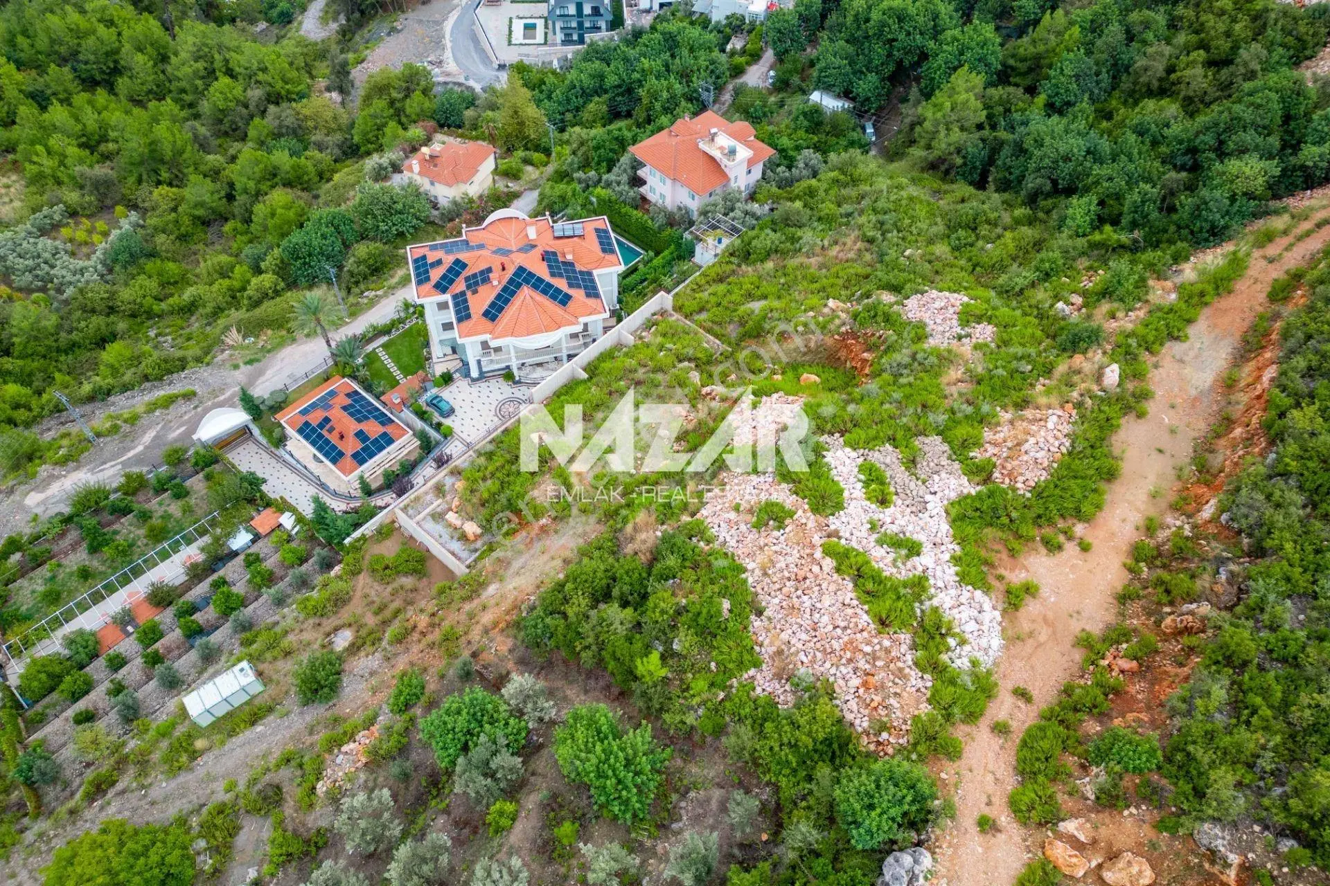 Alanya Tepe’de 2.184 M2 Deniz Manzaralı İmarlı Arsa — fotoğraf 9