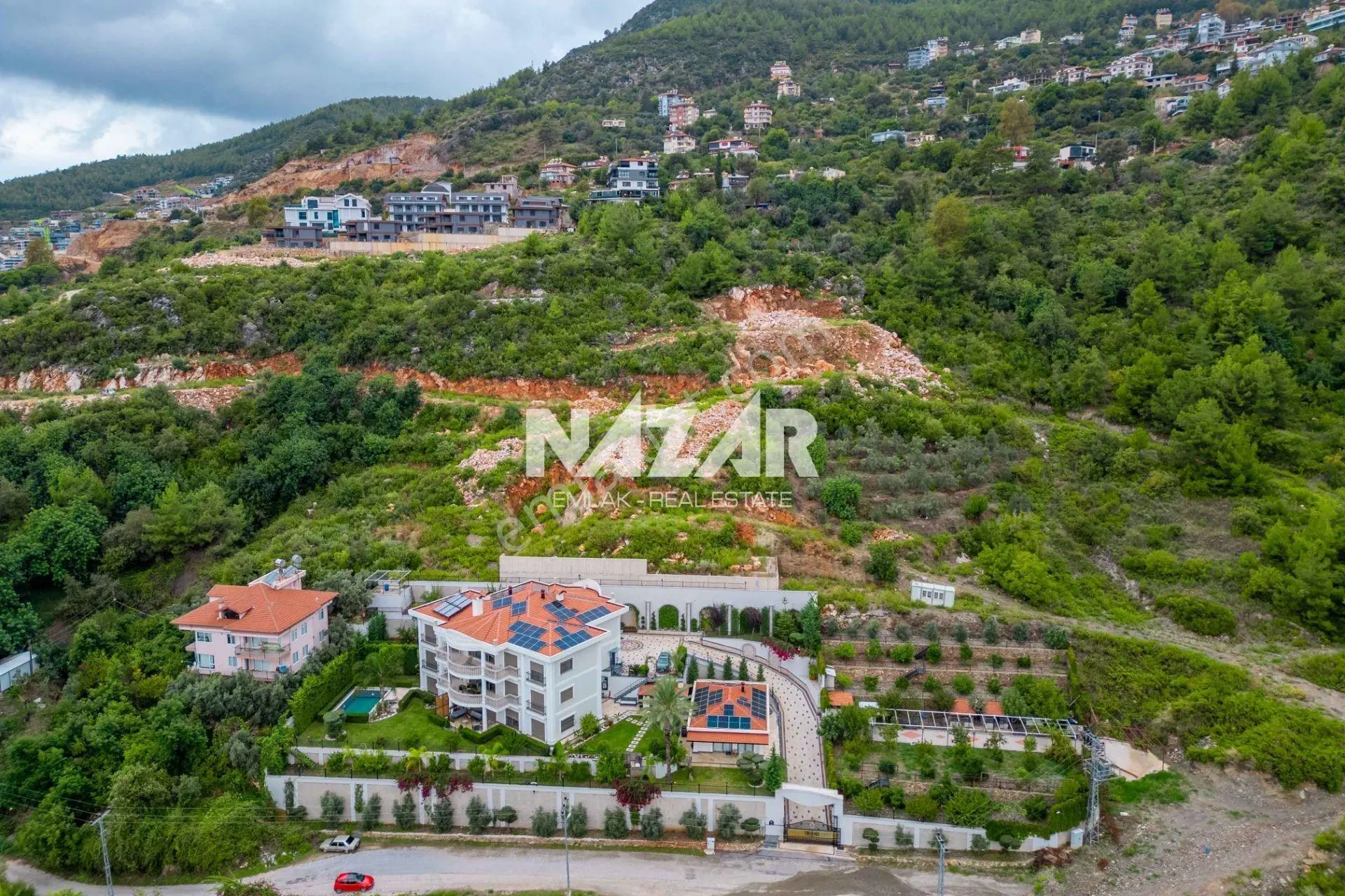 Alanya Tepe’de 2.184 M2 Deniz Manzaralı İmarlı Arsa — fotoğraf 13