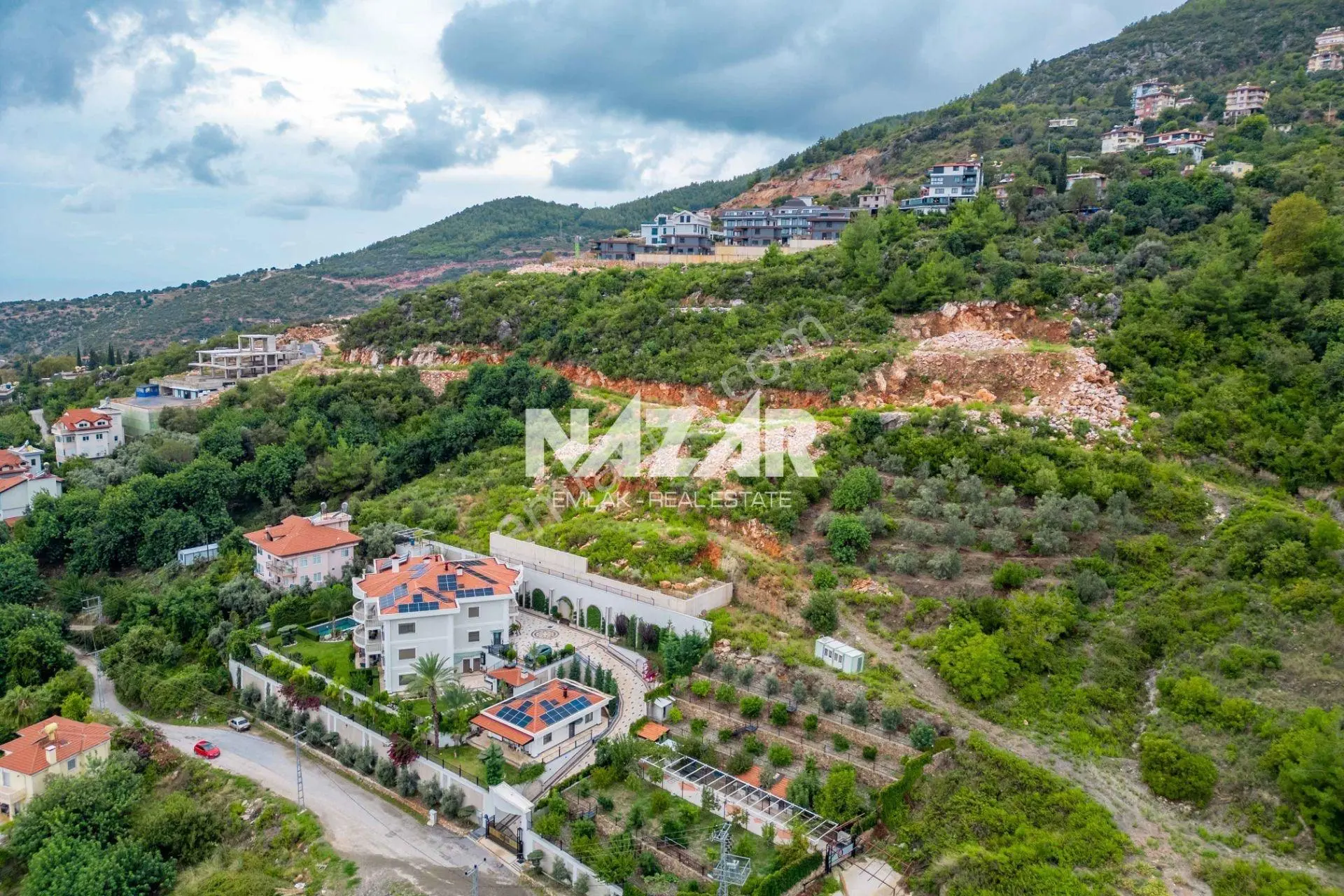 Alanya Tepe’de 2.184 M2 Deniz Manzaralı İmarlı Arsa — fotoğraf 14