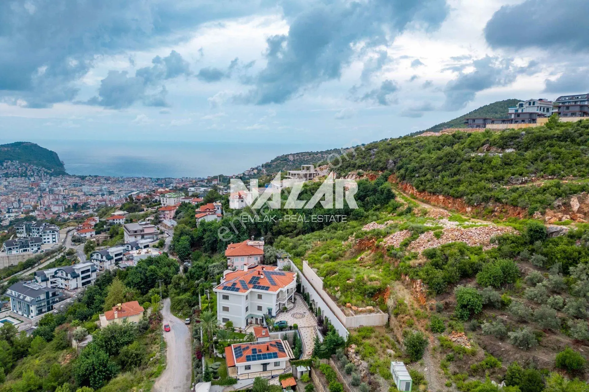 Alanya Tepe’de 2.184 M2 Deniz Manzaralı İmarlı Arsa — fotoğraf 15