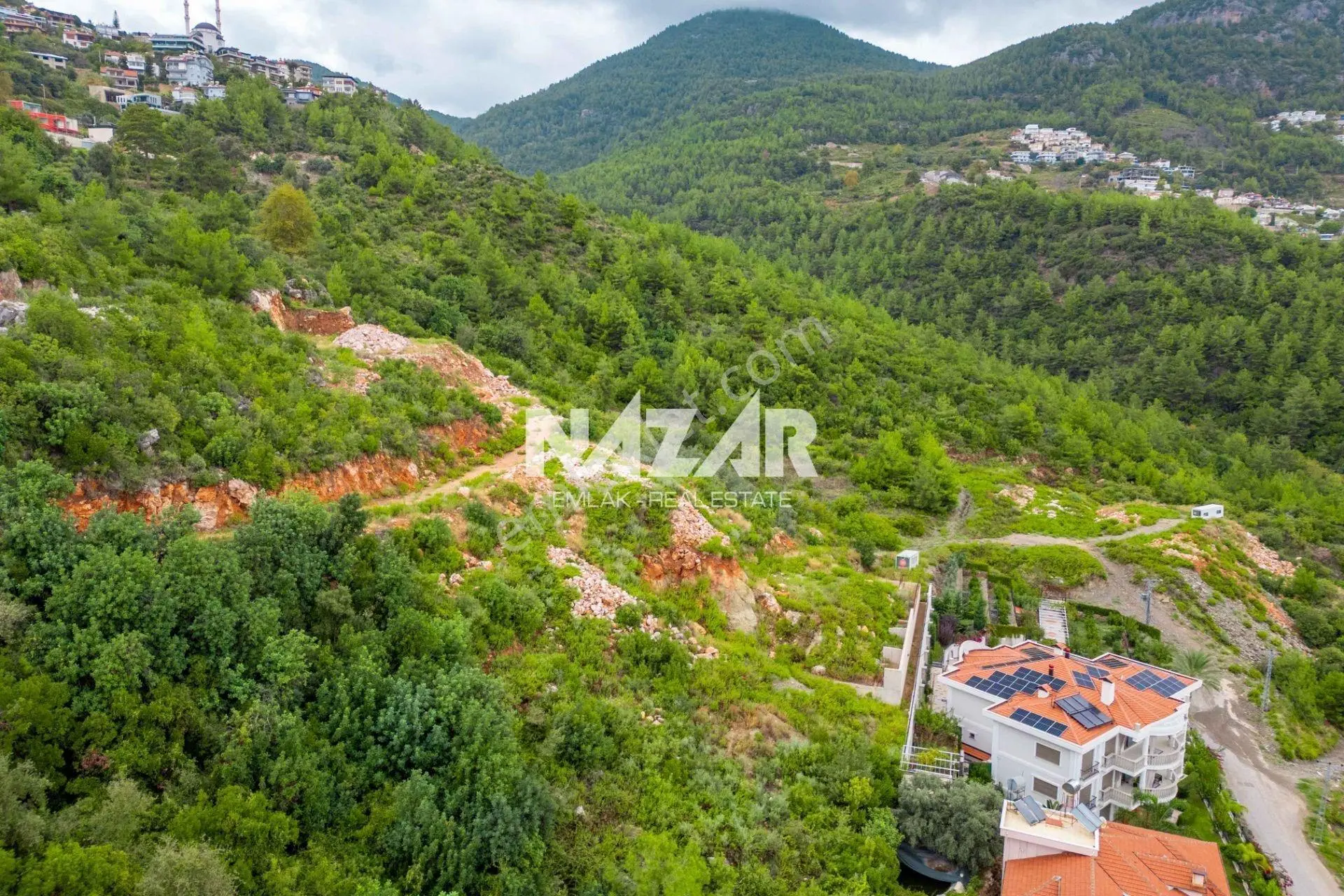 Alanya Tepe’de 2.184 M2 Deniz Manzaralı İmarlı Arsa — fotoğraf 18
