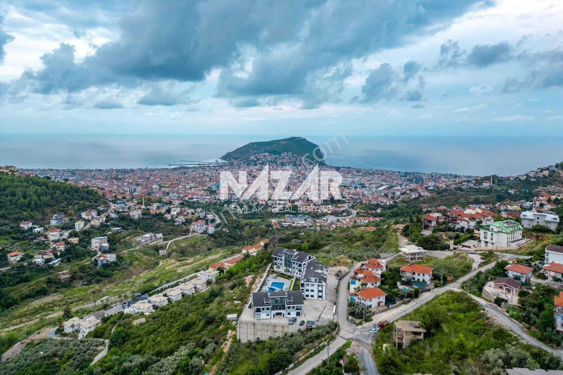 Alanya Tepe’de 2.184 M2 Deniz Manzaralı İmarlı Arsa — fotoğraf 20