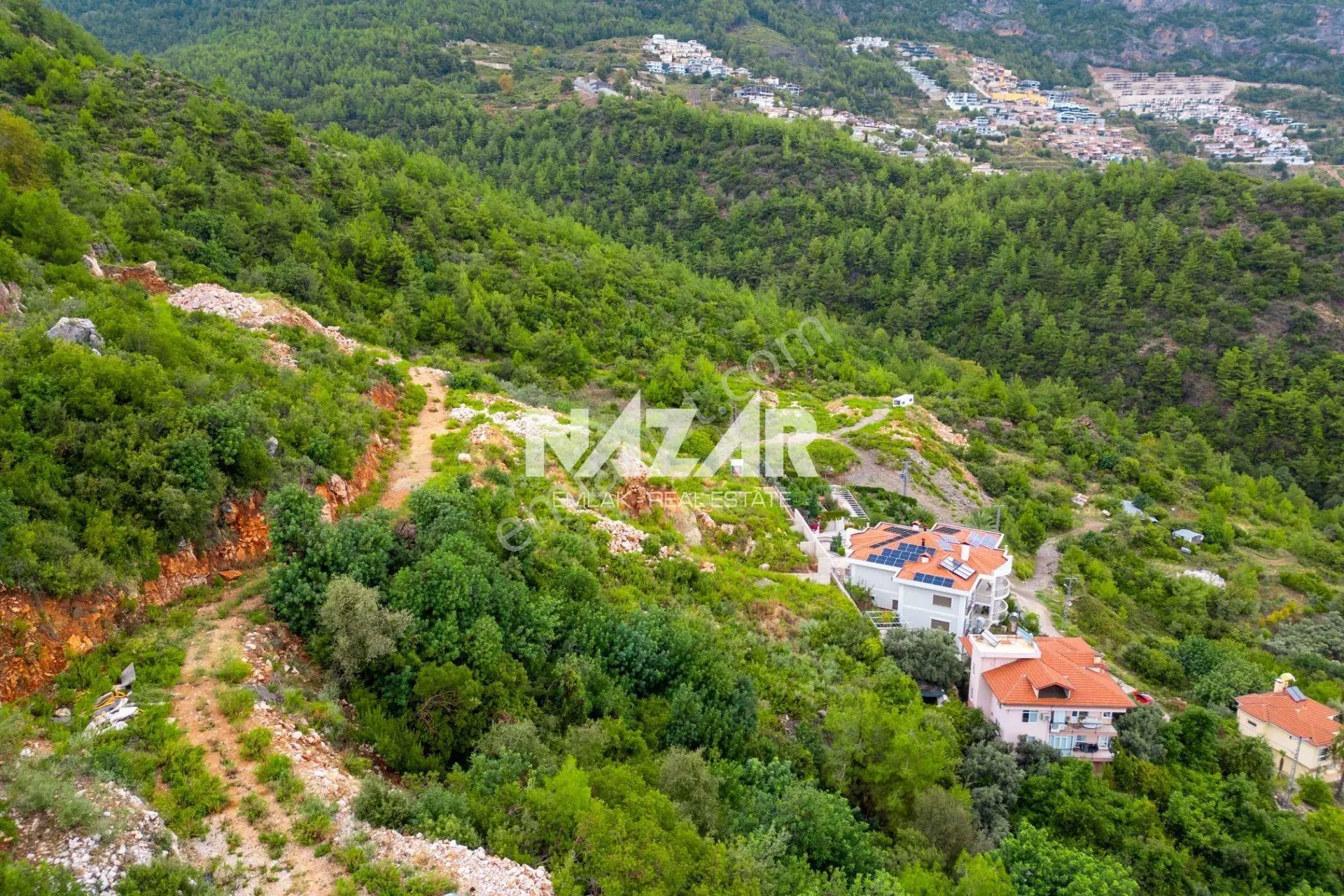 Alanya Tepe’de 2.184 M2 Deniz Manzaralı İmarlı Arsa — fotoğraf 22