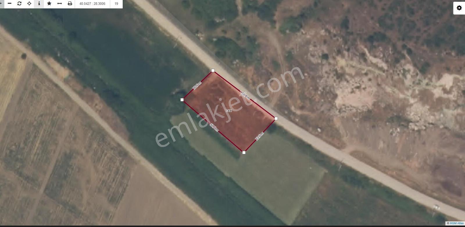 Bursadabul'dan Güllüce Mah.ana Asfalta Cephe 1.754m2 Tarla — fotoğraf 6