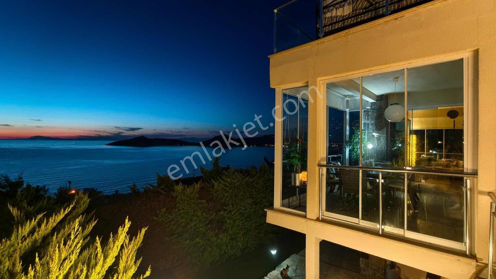 Yalıkavak Marinaya Yakın Panaromik Deniz Ve Gün Batımı Manzaralı — fotoğraf 14