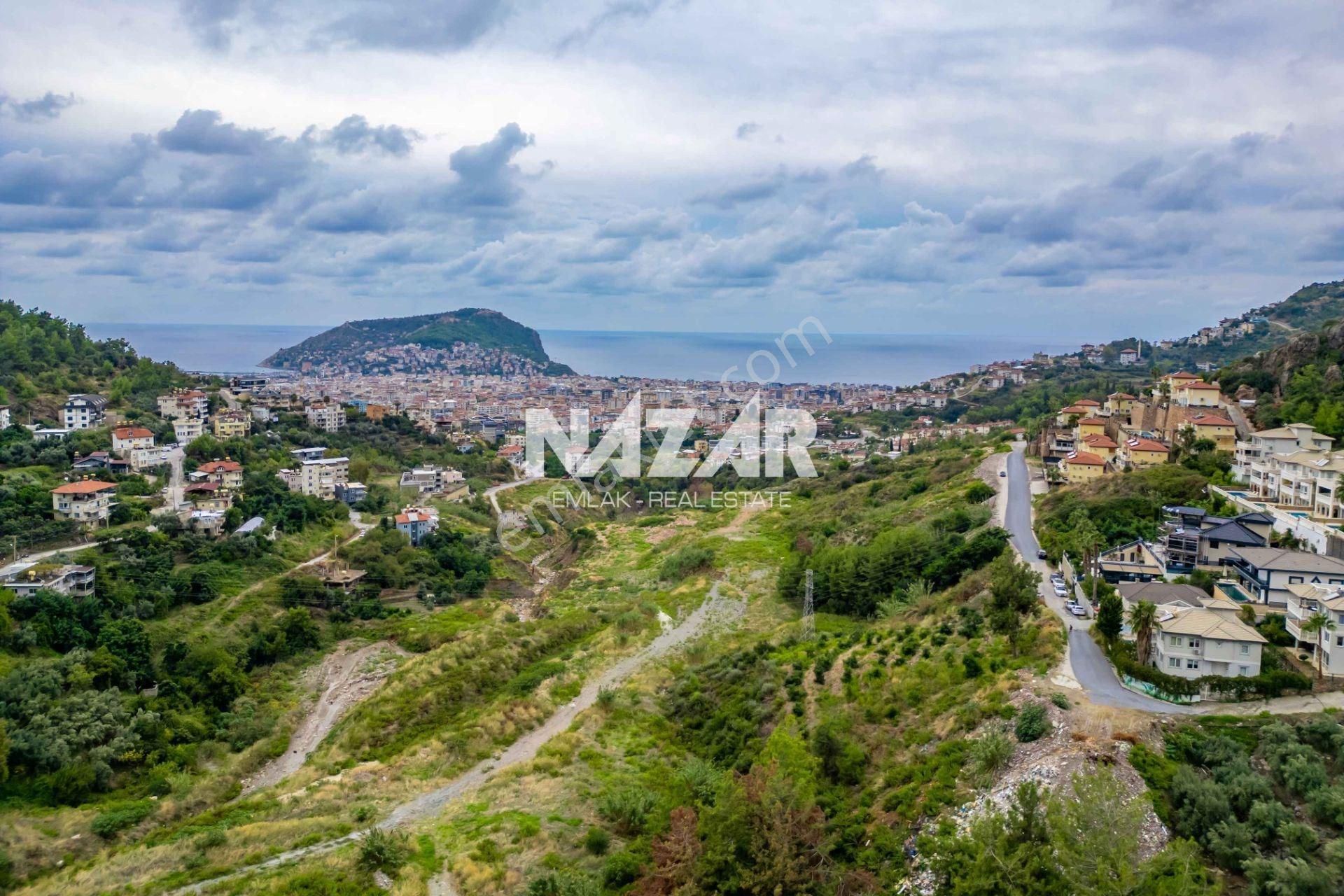 Alanya Tepe’De 1.000 M2 Deniz Manzaralı İmarlı Arsa