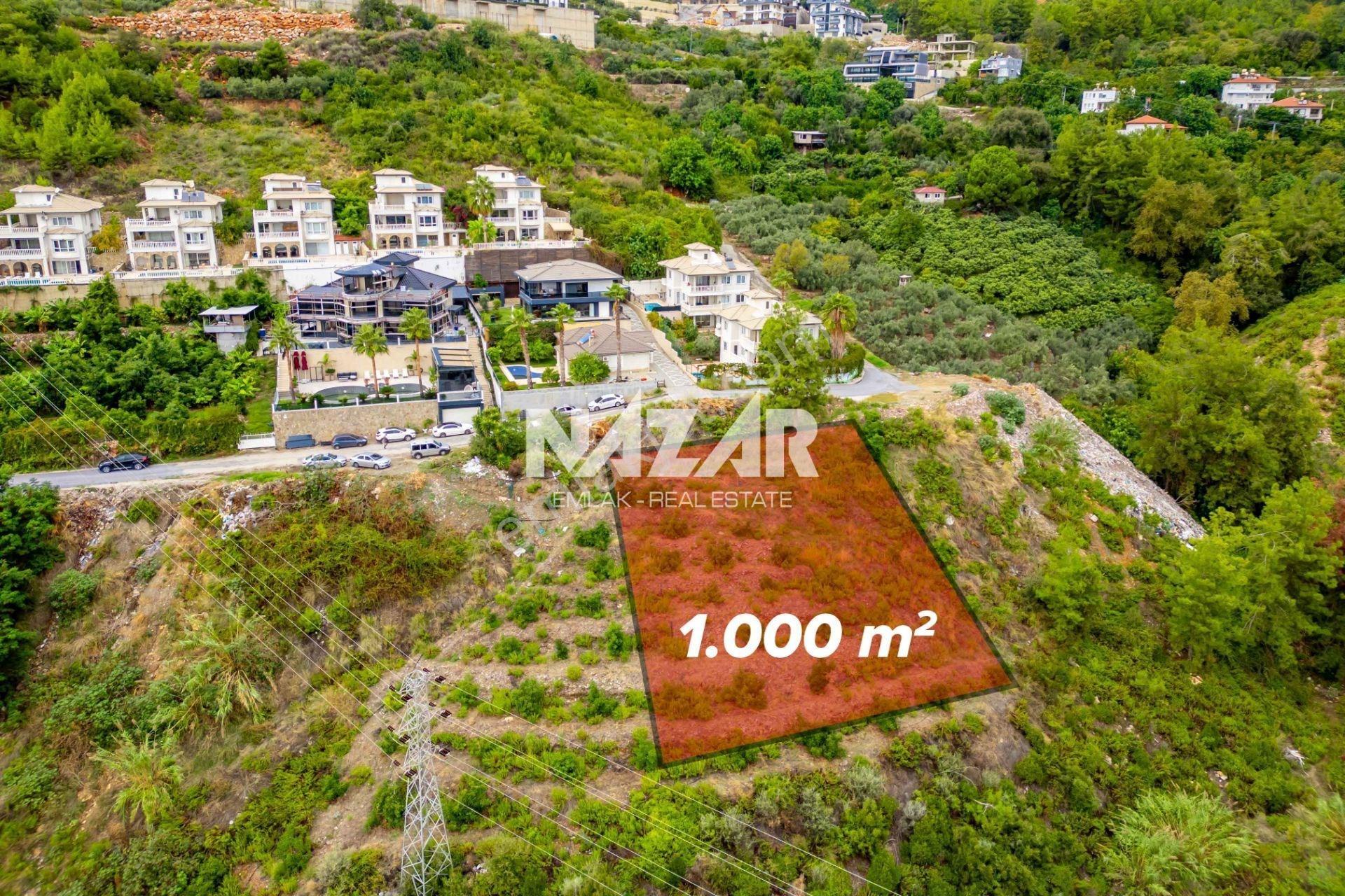 Alanya Tepe’de 1.000 M2 Deniz Manzaralı İmarlı Arsa — fotoğraf 3