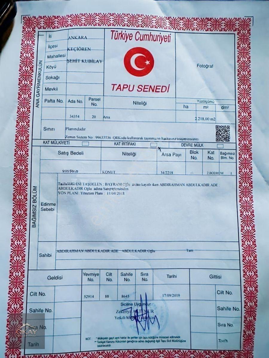 Şehit Kubilay Mah. Selim Caddesinde Geniş İskanlı Krediye Uygun — fotoğraf 34