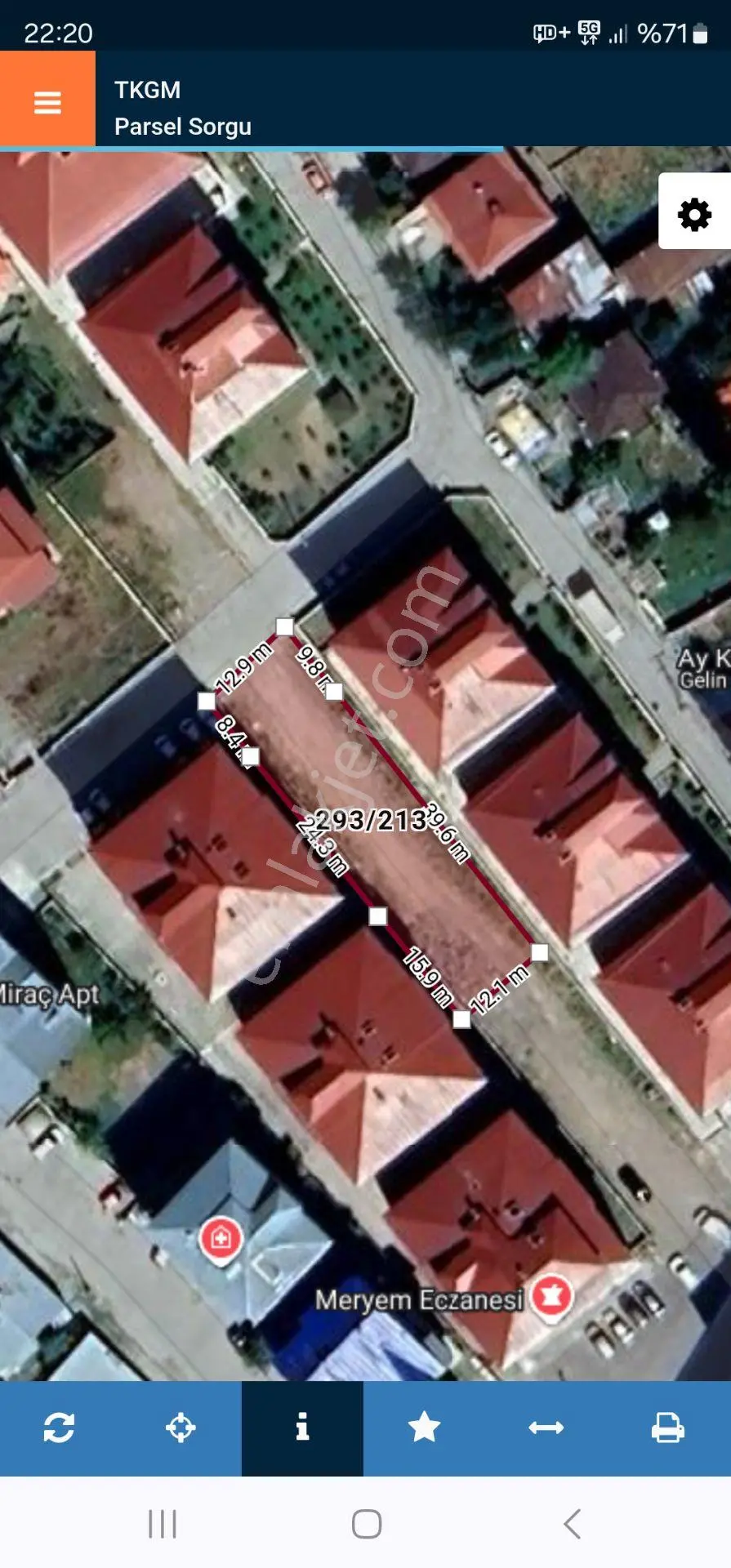 Şehitler Mah Satılık 606 M² İmarlı Arsa — fotoğraf 3