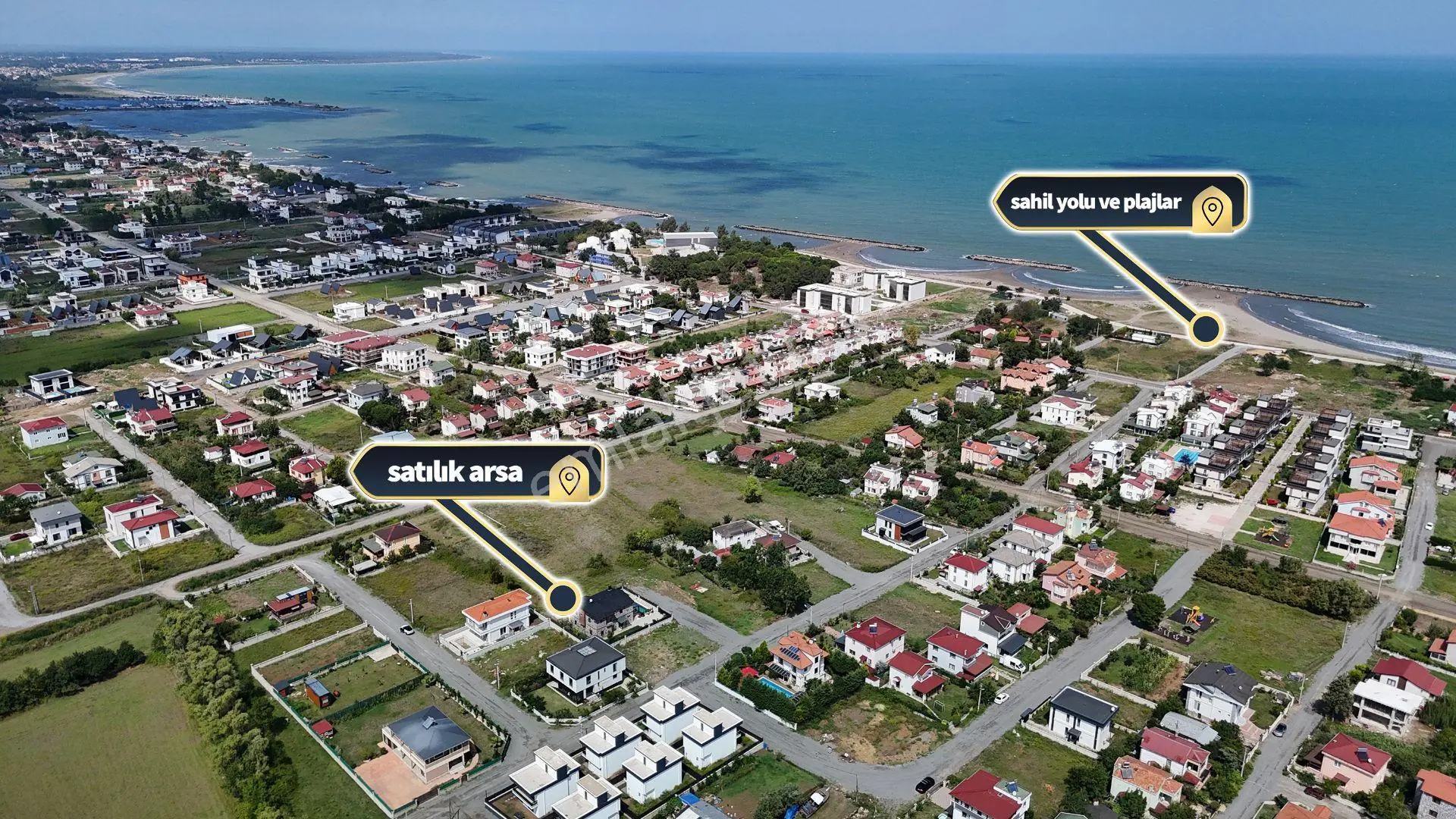 Denize Yakın Villalar Bölgesi 500 M Satılık Arsa — fotoğraf 6