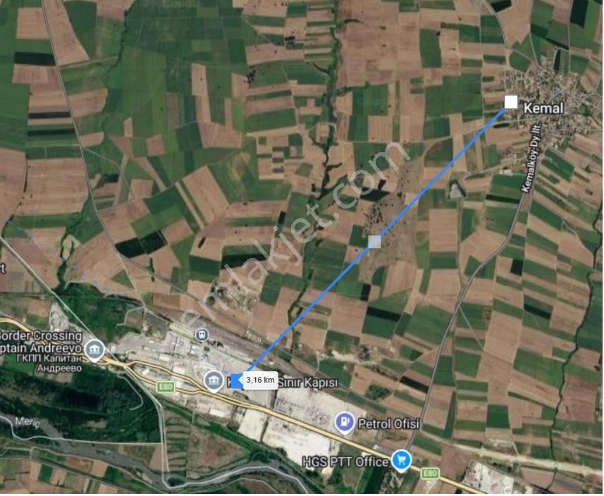 Edirne Kemal Köyde Köy Icı Arazi