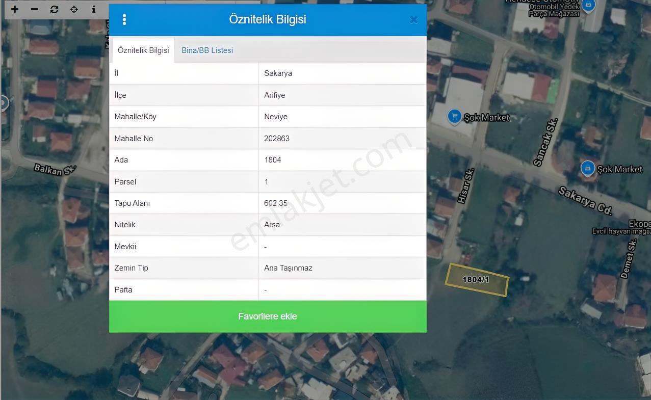 Sakarya Arifiye Neviye Mah. Satılık 602 M² Konut Arsası Fırsat — fotoğraf 28