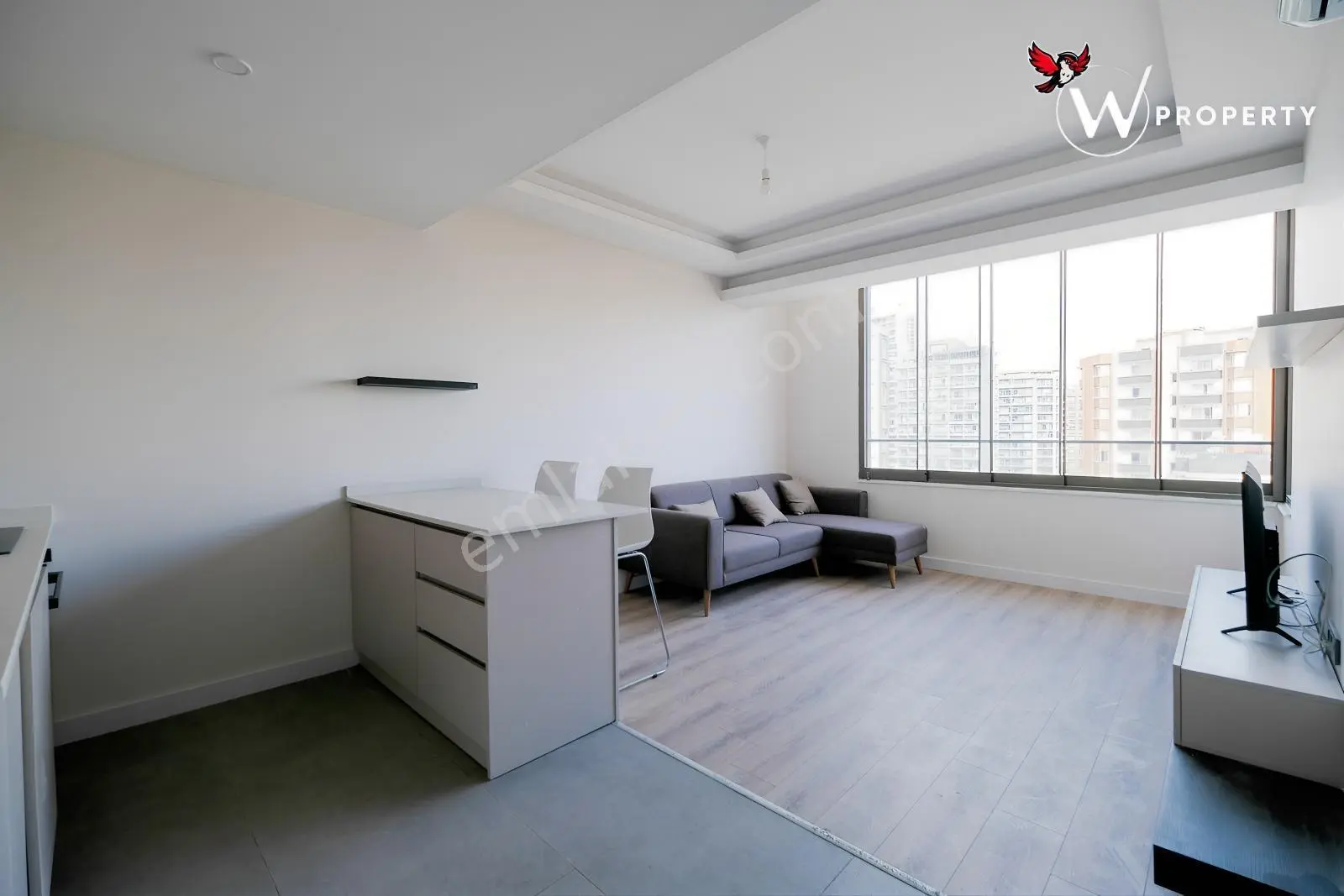 W Property'den Çiftlikköy'de Sıfır Eşyalı Satılık 1+1 — fotoğraf 2