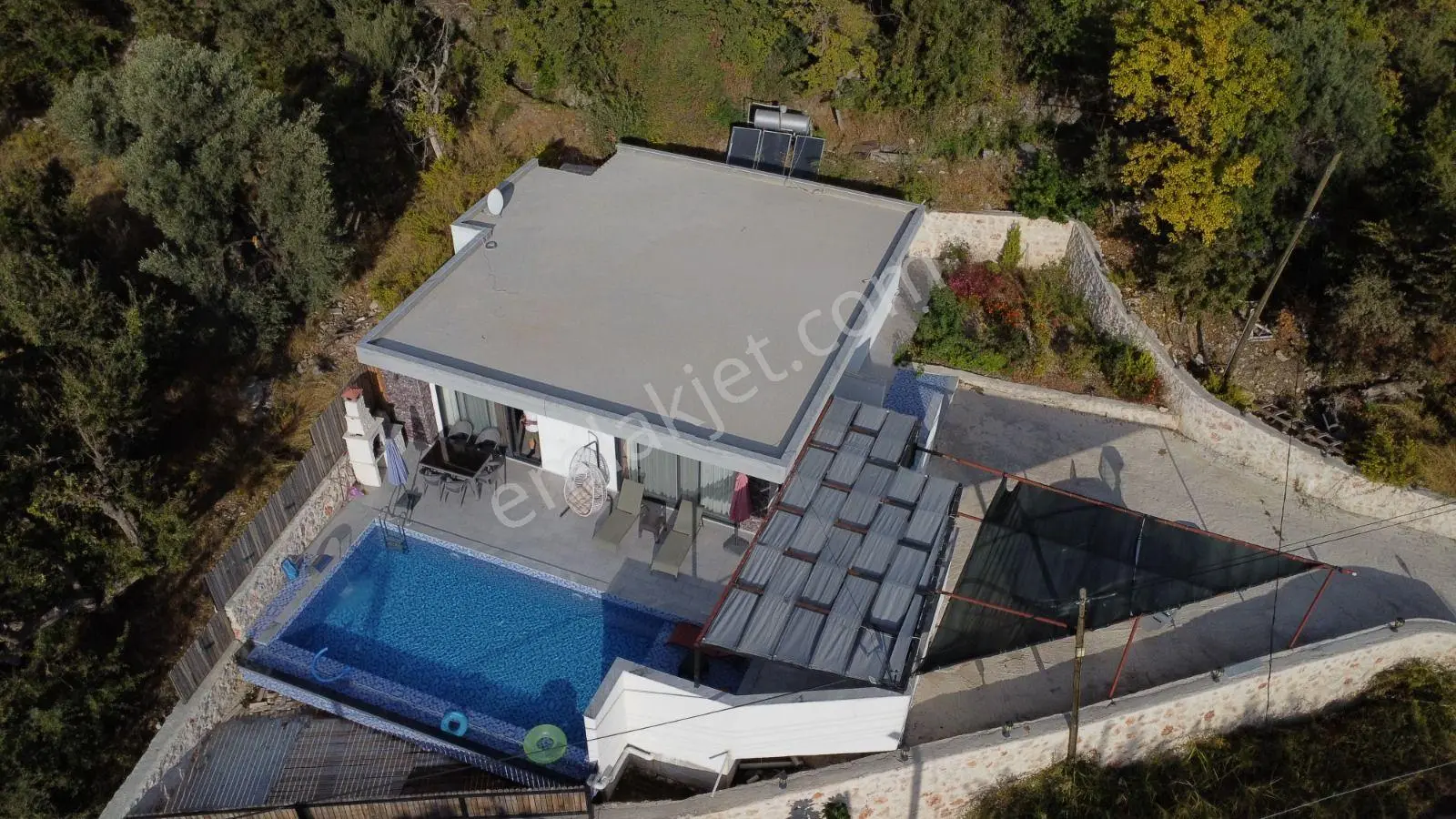 Antalya Kaş Kalkan İslamlar’Da 1.000 M2 Müstakil Tapulu Kısmen Deniz Manzaralı E...