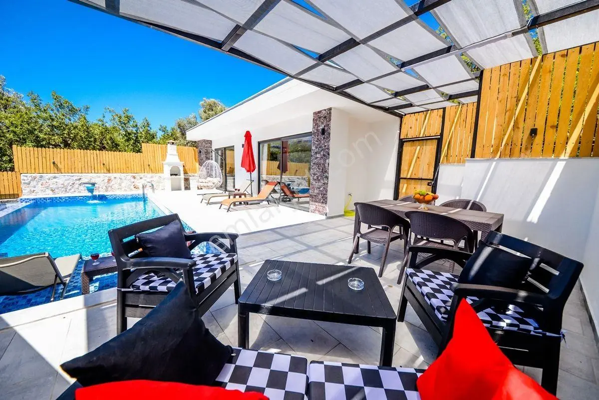 Antalya Kaş Kalkan İslamlar’da 1.000 M2 Müstakil Tapulu Kısmen Deniz Manzaralı Ev Satılık — fotoğraf 5