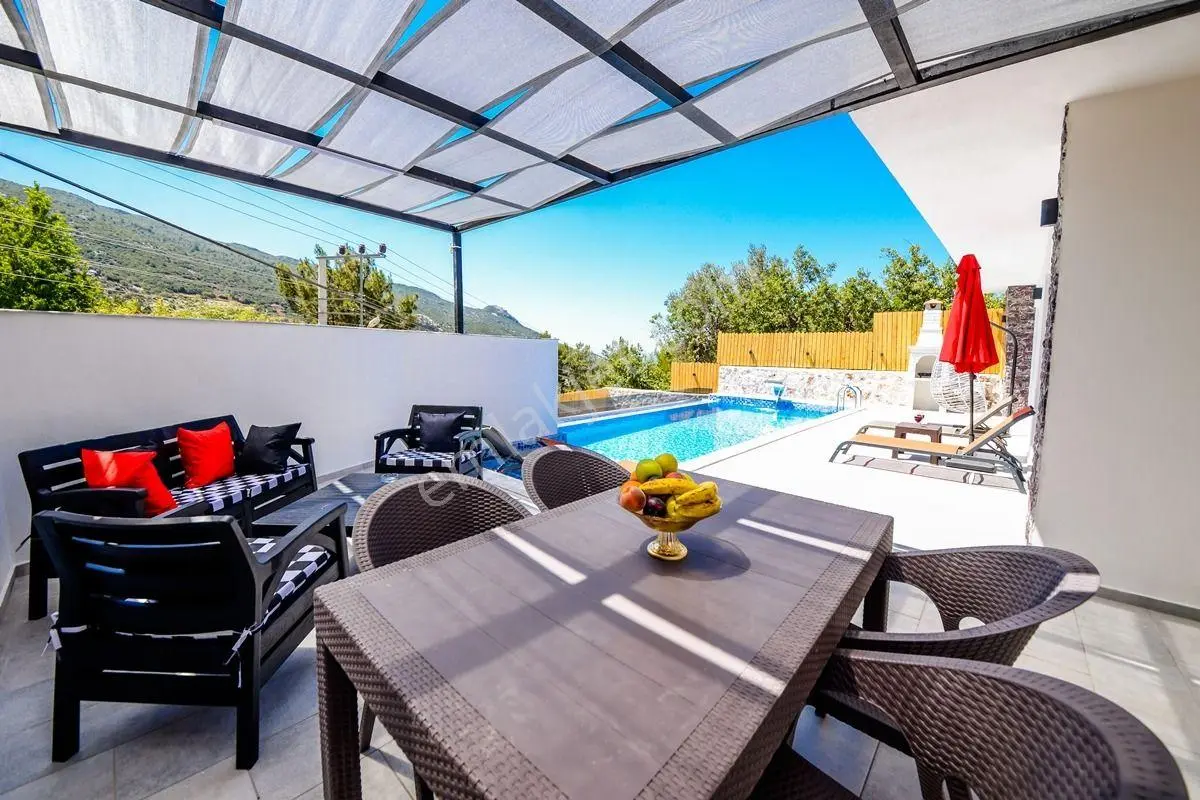 Antalya Kaş Kalkan İslamlar’da 1.000 M2 Müstakil Tapulu Kısmen Deniz Manzaralı Ev Satılık — fotoğraf 7