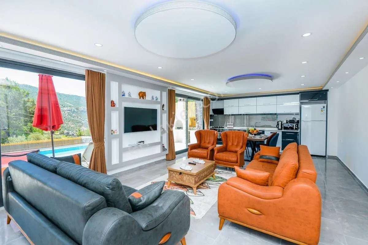 Antalya Kaş Kalkan İslamlar’da 1.000 M2 Müstakil Tapulu Kısmen Deniz Manzaralı Ev Satılık — fotoğraf 9