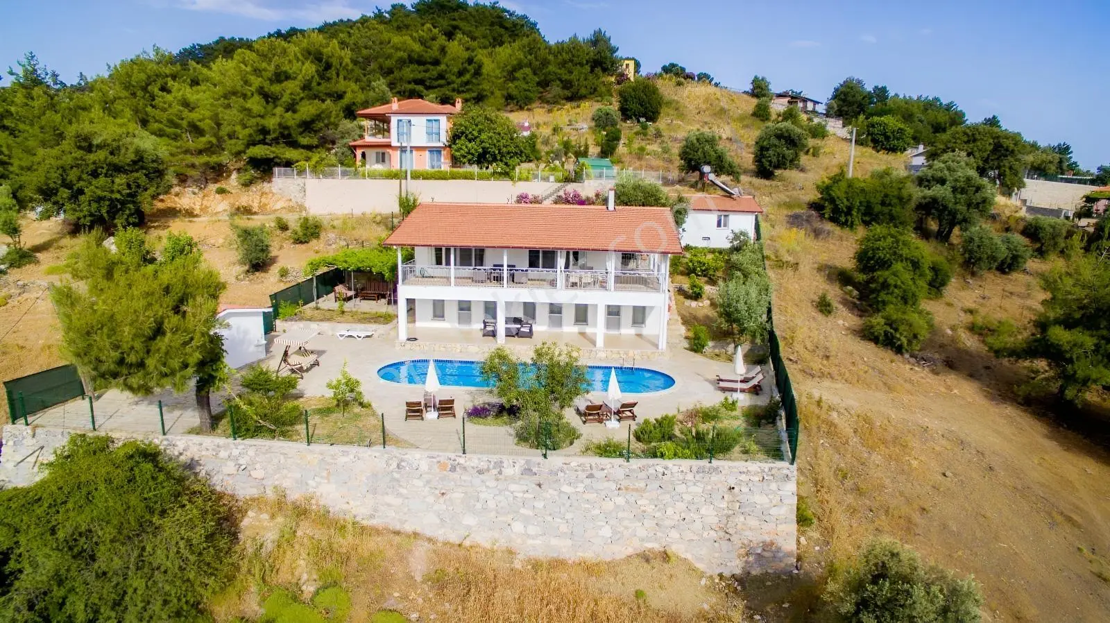 Gökbelde Satılık Deniz Manzaralı Villa((Gbk04)