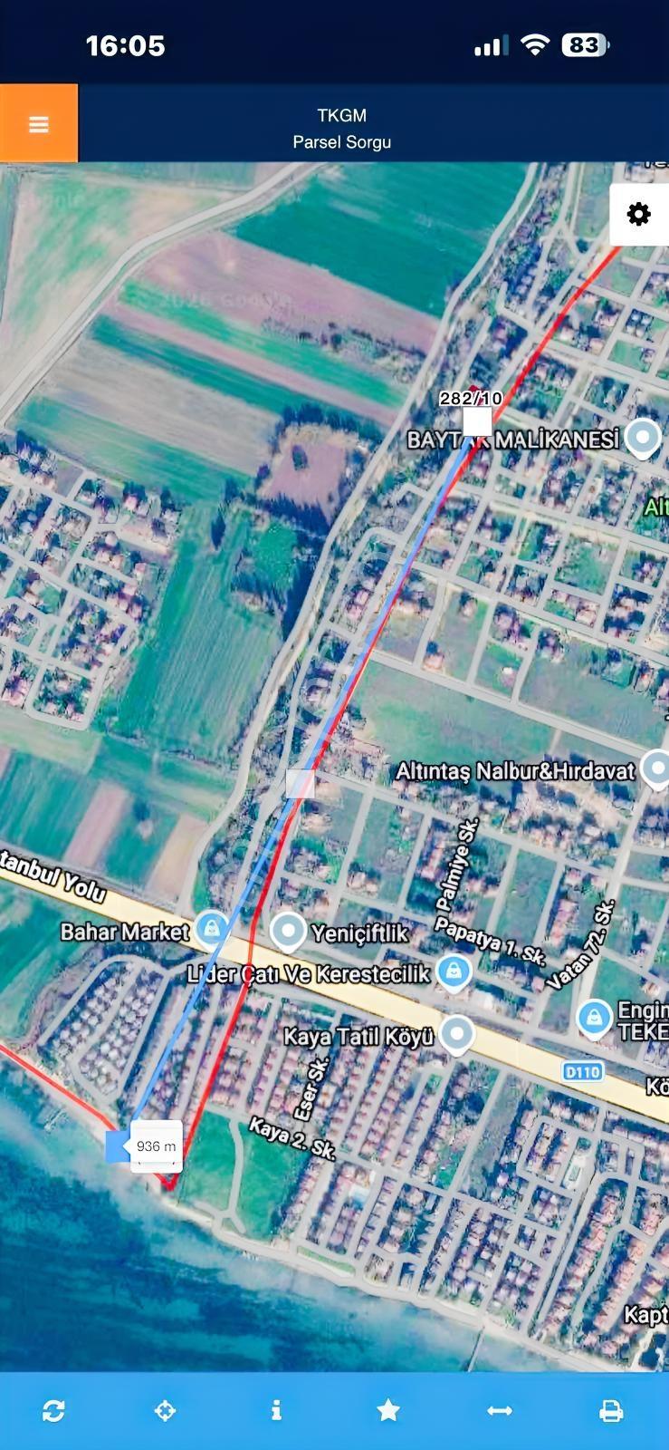 Marmaraereğlisi Çeşmelide Satılık 303 M2 İmarlı Müstakil Arsa — fotoğraf 4