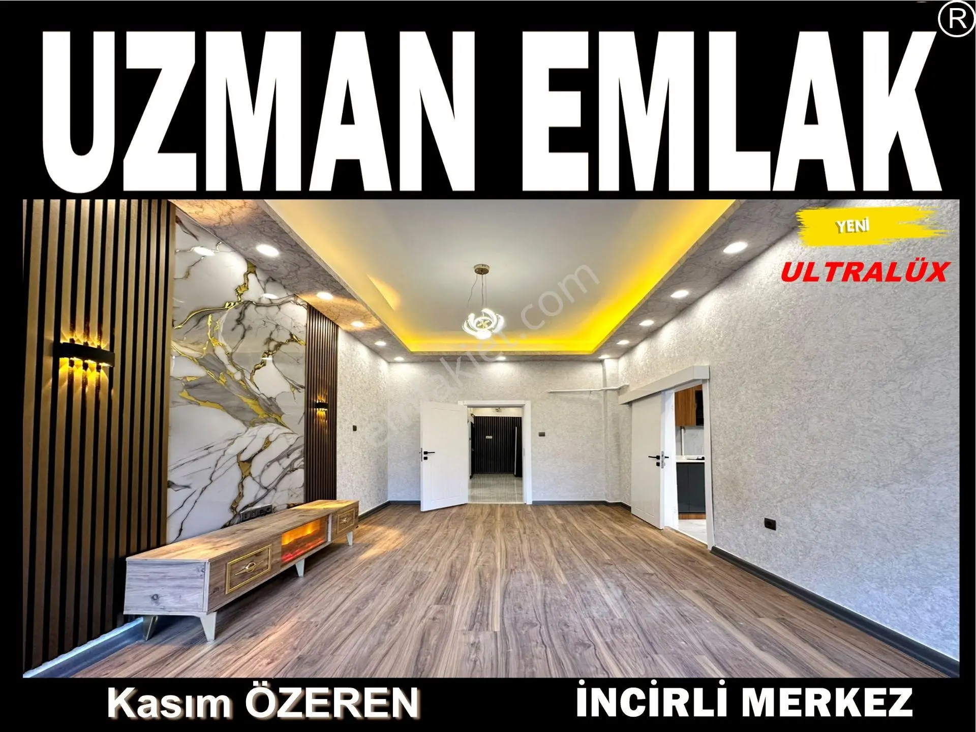 Uzman Emlak'Dan Aşağıeğlence Mh'De Ultralüx Yapılı Yüksek Giriş 2,5+1 Daire