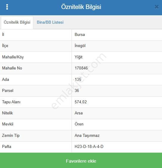 İnegöl Yiğit Köyde Satılık Arsa 574 Metre — fotoğraf 9