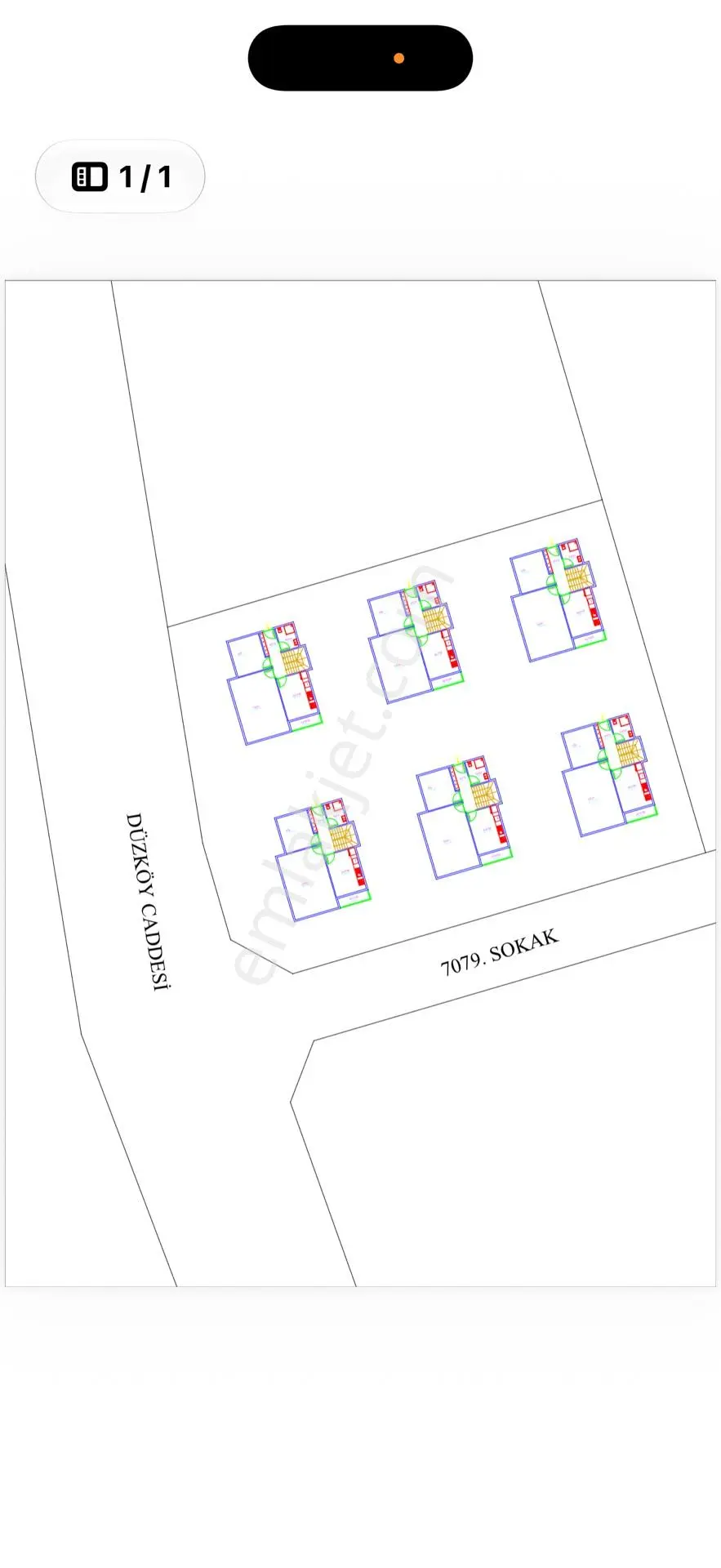 Tekirdağ Süleymanpaşa Karadeniz Mahallesi Villa İmarlı 1712 M² 6 Villalık Satılık Arsa — fotoğraf 3