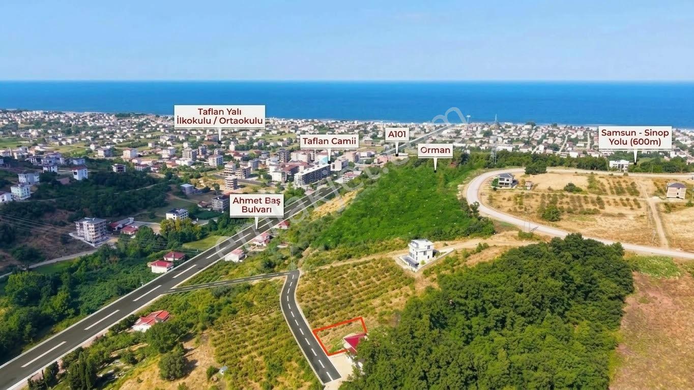 Alan Emlak; Taflanda Deniz Manz. 4 Kata İmarlı Satılık Arsa — fotoğraf 6