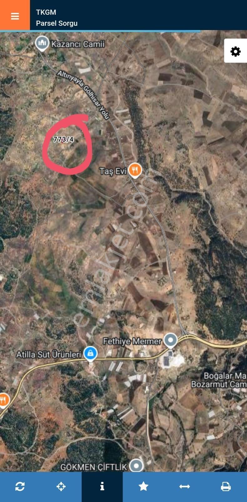 Y. Karaçulha 1249 M2 Tek Tapu Mustakil Arazi