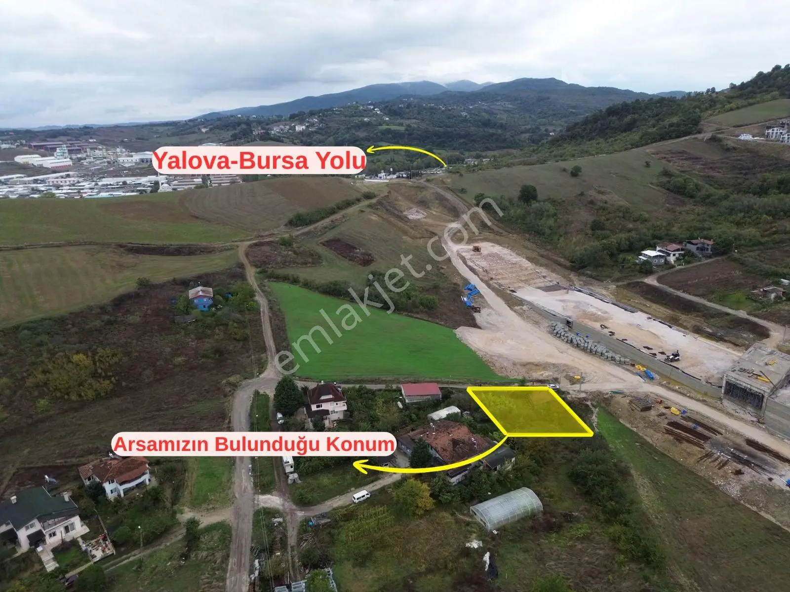 Yalova Merkez Hastane Yakını Çevre Yolunda 741 M2 Satılık Arsa