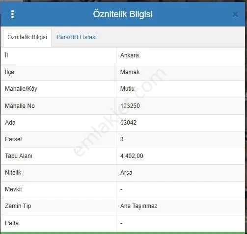Mamak Mutlu Mahallesinde 96 M² Konut İmarlı Hisseli Satılık Arsa — fotoğraf 4