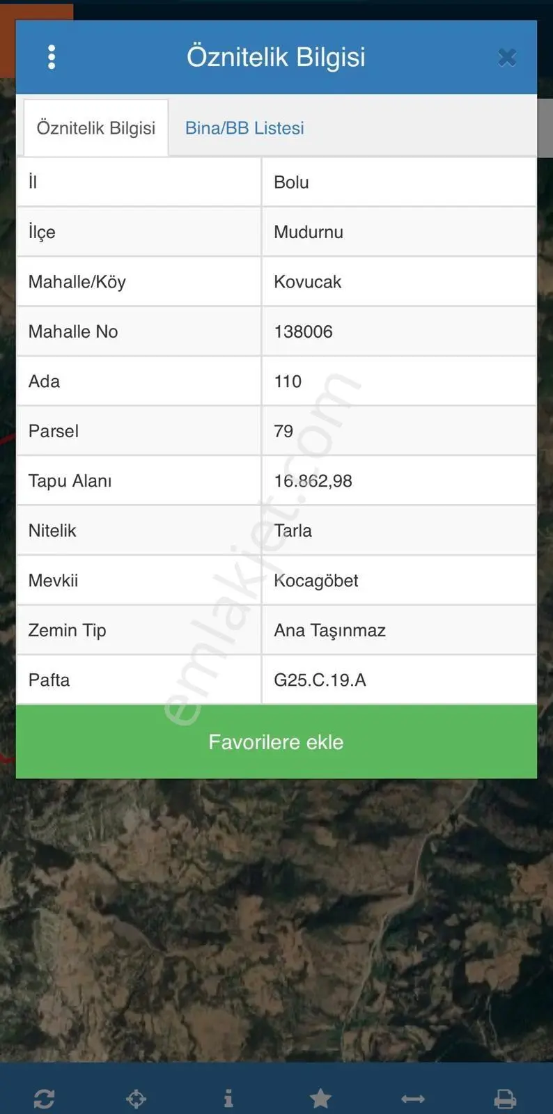 Bolu Mudurnu Kovucak Mah. Yatırımlık 11.863 M2 Tarla — fotoğraf 2