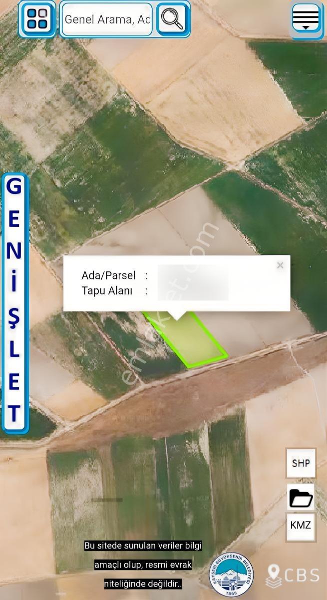 Bünyan Elbaşıda 16161 M2 Sulu Tarla